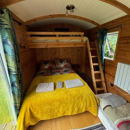 Unique Sheperds Hut Private Hot Tub, Ensuite & Kitchenette Clodock Екстериор снимка